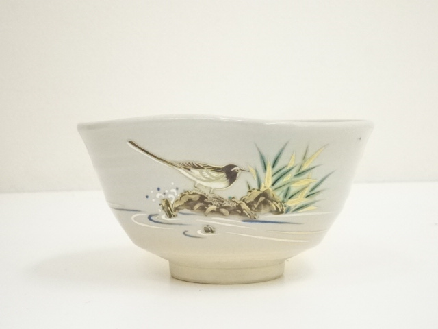 道具 ] - 道具 遊虎造 色絵セキレイ文様茶碗（共箱） | ネットショップ